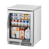 True TUC-24G-HC~FGD01 Compact 24-Inch Glass Door Undercounter Refrigerator