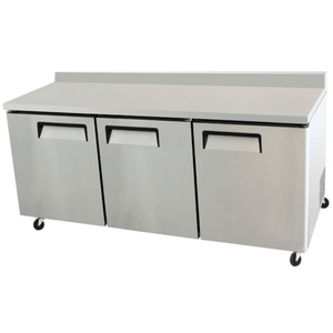 EFI CWDR3-72VC 72.7-Inch Three-Door Refrigerated Worktop Counter