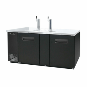 Blue Air BDD69-3B-HC 69-1/8" 2-Door Commercial Draft Beer Dispenser