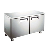 Ancaster Food Equipment UCR-60 60.3" Solid Double-Door Undercounter Refrigerator, 15 Cu. Ft.
