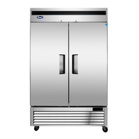 Atosa MBF8507GR 54.4" Two-Door Bottom-Mount Commercial Reach-In Refrigerator