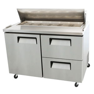 EFI Versa-Chill CSDW2-48VC 48-Inch 1-Door 2-Drawer Sandwich & Salad Prep Table