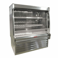 Howard-McCray SC-OD35E-4L-S-LED 51" Stainless Steel Open Dairy Merchandiser