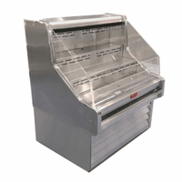 Howard-McCray SC-OS35E-5-LED 63" White Low-Profile Endless Open Display Cooler