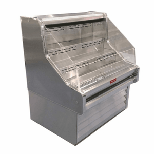 Howard-McCray SC-OS35E-5-LED 63" White Low-Profile Endless Open Display Cooler