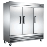 Ancaster SC72 81-Inch 3-Solid Door Reach-In Commercial Refrigerator