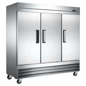 Ancaster SC72 81-Inch 3-Solid Door Reach-In Commercial Refrigerator
