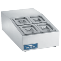 Arctic Air ACP4SQ 15-Inch Stainless Steel Refrigerated Countertop Pan Rail