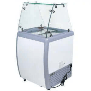 Ancaster DC/FG-150 26" Glass Top Ice Cream Display Freezer