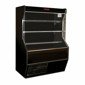 Howard-McCray SC-D32E-3-B-LED 38-Inch Black Open Air Dairy Merchandiser
