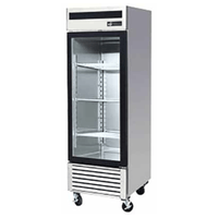 EFI 27" Versa-Chill Single Glass Door Merchandiser Refrigerator C1-27GDSVC