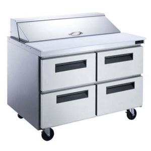 New Air NPT-036-SA 36" Two-Door Refrigerated Salad/Sandwich Prep Station