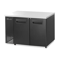 Blue Air BBB59-2S-HC 59" Two-Door Solid Refrigerated Back Bar Cooler
