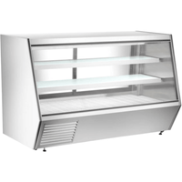 New Air NDDC-72-GC 72" Stainless Steel Refrigerated Deli Case