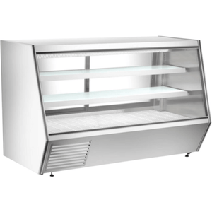 New Air NDDC-72-GC 72" Stainless Steel Refrigerated Deli Case