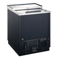 EFI FGF-25-VCX 26.4-Inch Black Sliding-Door Glass Froster