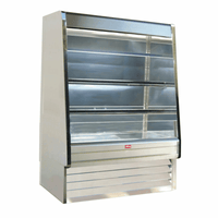 Howard-McCray SC-OD30E-4-S-LED 51-Inch Dairy Open Display Cooler with LED Lighting