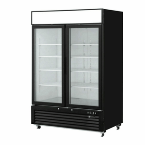 EFI 54.4-Inch Versa-Chill Double Glass Door Display Refrigerator C2-54GDVC