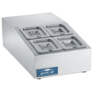 Arctic Air ACP4SQ Stainless Steel Compact Refrigerated Countertop Prep Unit Arctic Air