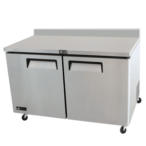 EFI Versa-Chill FWDR2-60VC 60-Inch 2-Door Worktop Freezer