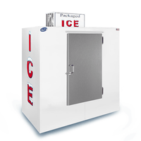 Leer L065UCSP 65 Cu. Ft. Solid Door Outdoor Ice Merchandiser