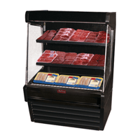 Howard-McCray SC-OM30E-5L-B-LED 63-Inch Open Refrigerated Fresh Meat Merchandiser with LED Lighting
