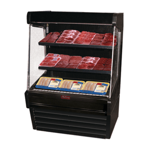 Howard-McCray SC-OM30E-5L-B-LED 63-Inch Open Refrigerated Fresh Meat Merchandiser with LED Lighting