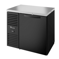 True TBR36-PTSZ1-L-B-S-S-1 36-Inch Black Pass-Thru Back Bar Refrigerator