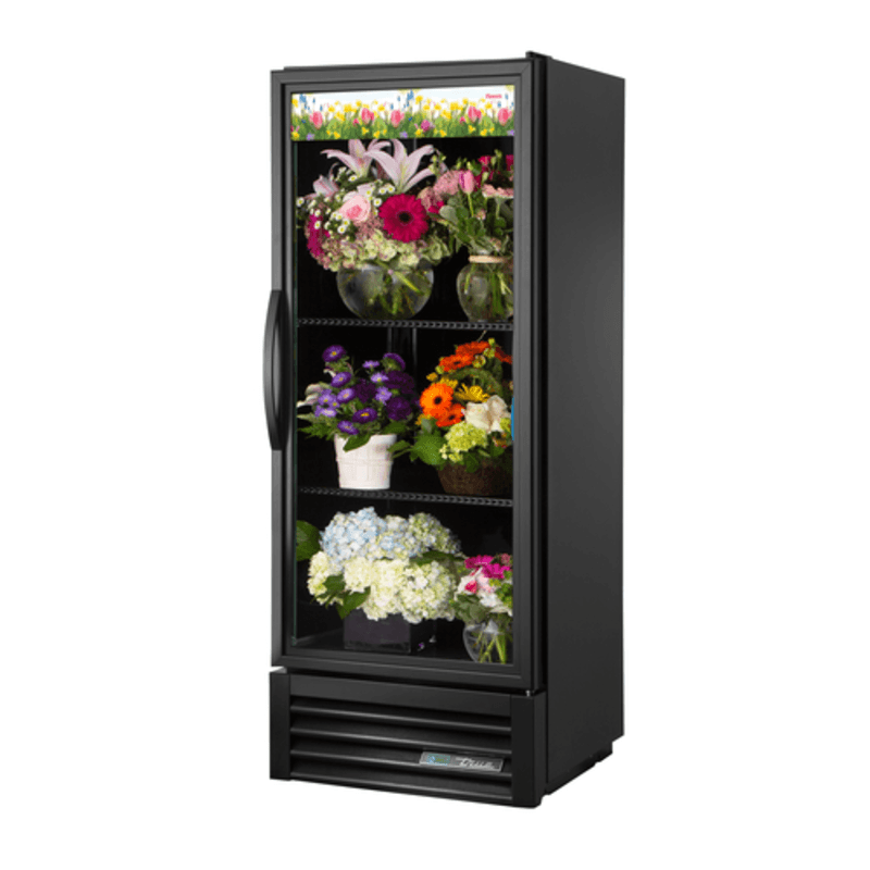 True GDM-12FC-HC~TSL01 24.88" Single Glass Door Floral Cooler Merchandiser