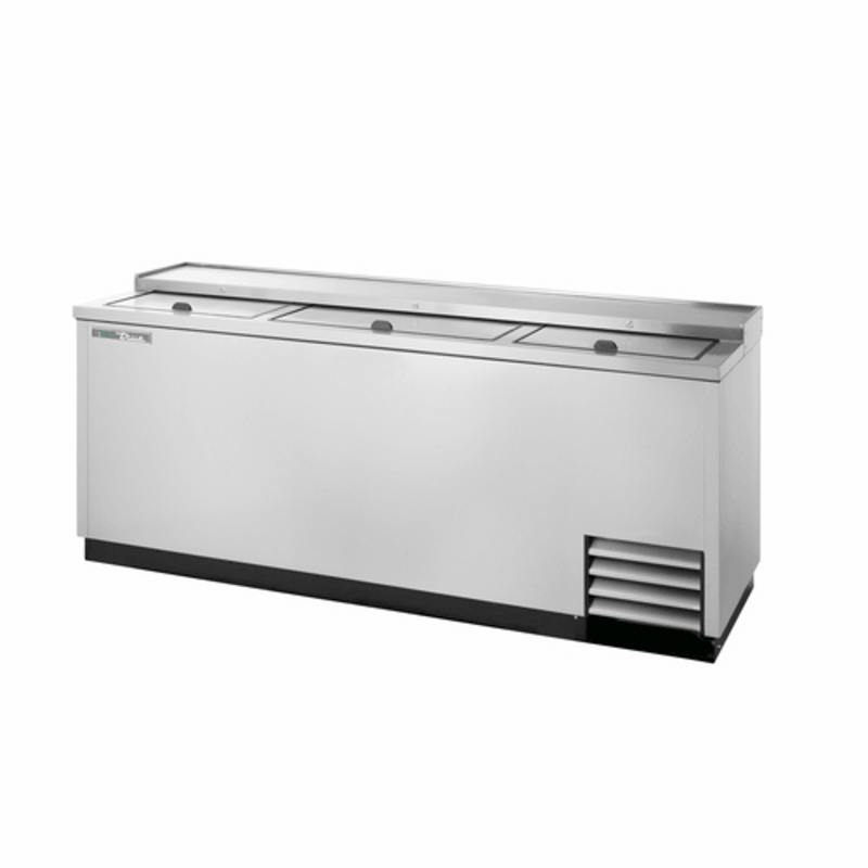 True Manufacturing TD-80-30-S-HC 80-Inch Stainless Horizontal Bottle Cooler