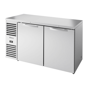 True Refrigeration TBR60-RISZ1-L-S-SS-1 60-Inch Two-Section Commercial Back Bar Cooler