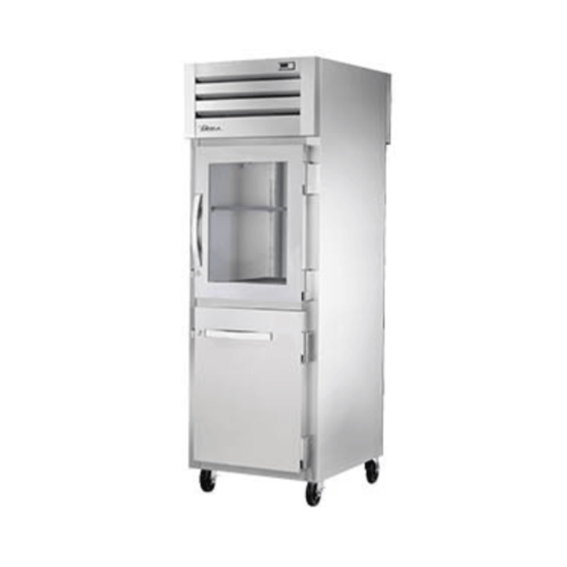 True Refrigeration STR1RPT-1HG/1HS-1S-HC 27.5-Inch Single-Section Pass-Through Refrigerator
