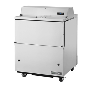True Refrigeration TMC-34-S-HC 34" Mobile Milk Cooler in Stainless Steel