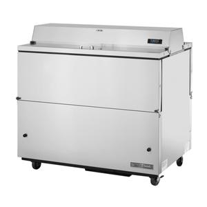 True Refrigeration TMC-49-S-DS-SS-HC 49" Stainless Steel Dual-Sided Mobile Milk Cooler