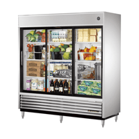 True Refrigeration TSD-69G-HC-LD 3-Door Sliding Glass Display Refrigerator 78"