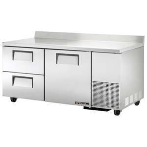 True Refrigeration TWT-67D-2-HC 67-Inch Deep Commercial Worktop Refrigerator