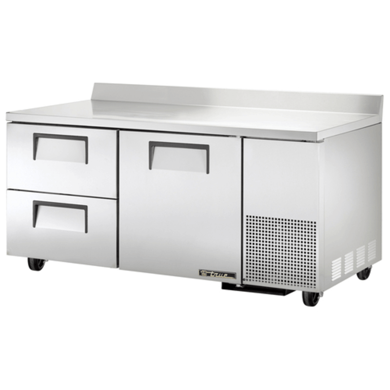 True Refrigeration TWT-67D-2-HC 67-Inch Deep Commercial Worktop Refrigerator