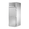 True STG1FRI-1S-HC 35 inch roll-in freezer with solid door for commercial kitchen storage.