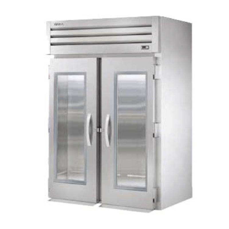 True STA2RRI-2G-HC 68" Two-Door Roll-In Refrigerator with Glass Doors