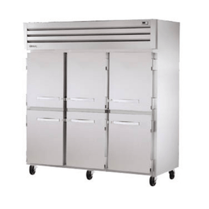 True STA3F-6HS 77.75" SPEC SERIES 6-Half-Door Solid Reach-In Freezer