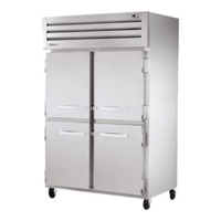 True STG2F-4HS-HC 52-Inch Reach-In Commercial Freezer with 4 Half Doors