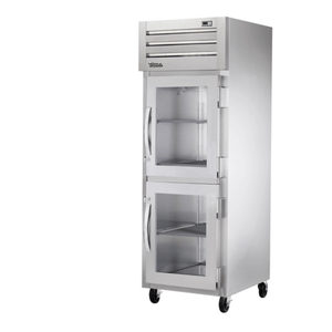 True STR1R-2HG-HC 27.5-Inch Spec Series 1-Section Glass Half-Door Refrigerator