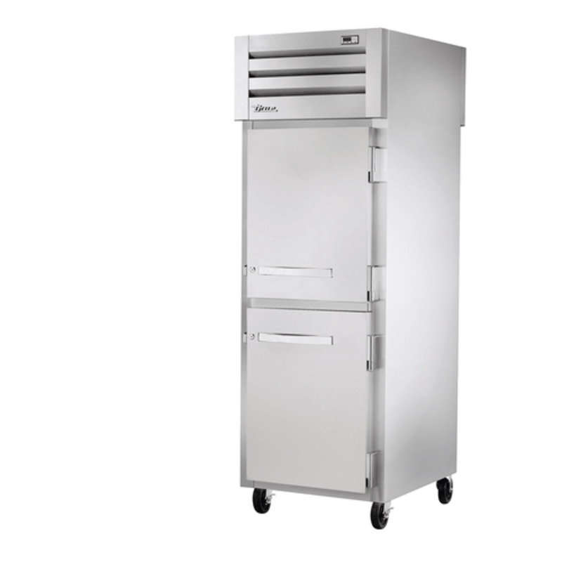 True STR1RPT-2HS-1S-HC 27.50-Inch Spec Series Stainless Steel Pass-Thru Refrigerator