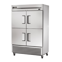True T-49F-4-HC Two-Section 54" Solid Half-Door Reach-In Freezer