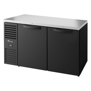 True TBR60-RISZ1-L-B-SS-1 60-Inch Solid Door Back Bar Cooler with Stainless Top