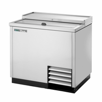 True TD-36-12-S-HC 36.75" Commercial Stainless Steel Bottle Cooler