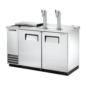 True TDD-2CT-S-HC 58.88-Inch Stainless Steel Club Top Beer Dispenser