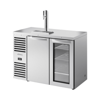 True TDR48-RISZ1-L-S-SG-1 48-Inch Stainless Steel Commercial Draft Beer Cooler