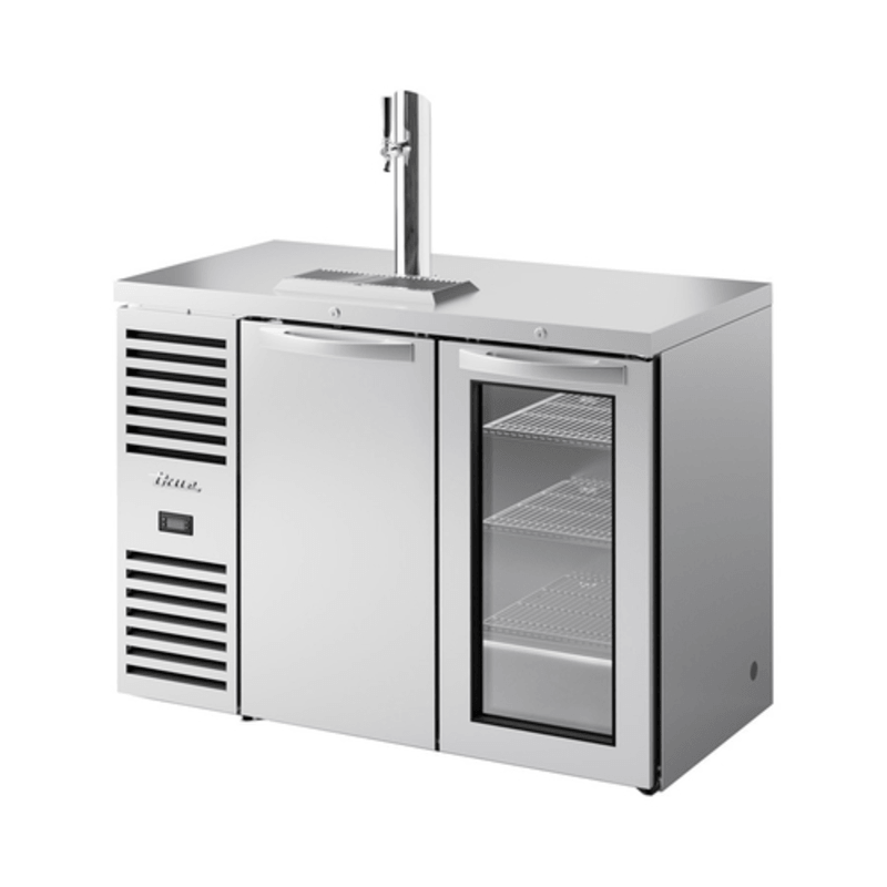True TDR48-RISZ1-L-S-SG-1 48-Inch Stainless Steel Commercial Draft Beer Cooler