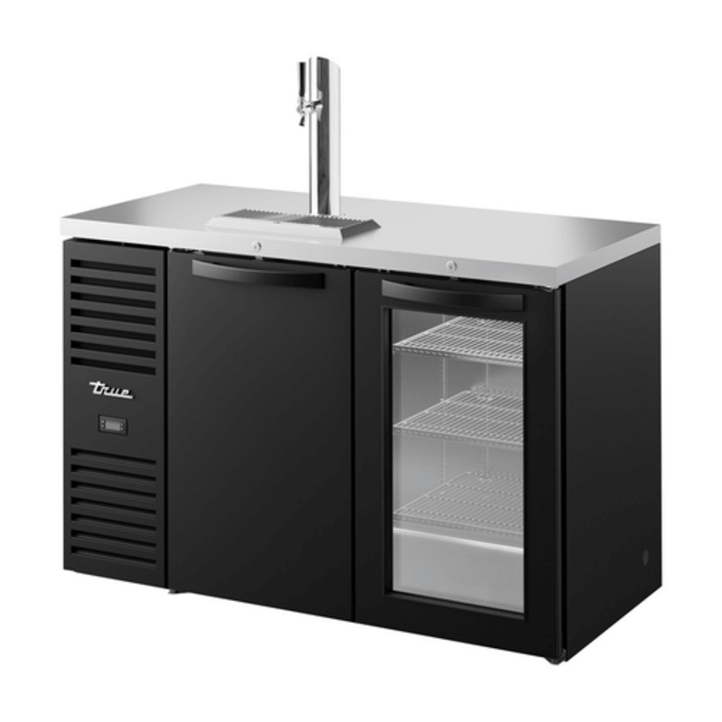 True TDR52-RISZ1-L-B-SG-1 52-Inch Two-Section Indoor/Outdoor Draft Beer Cooler